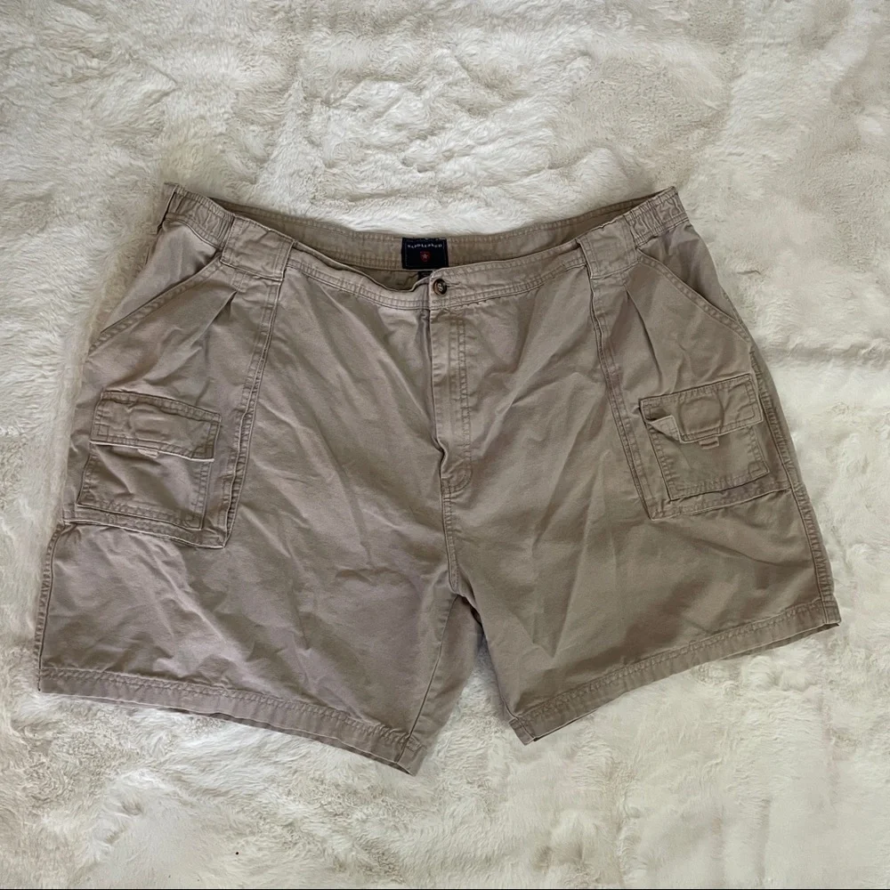 Men’s Khaki Cargo Shorts - Picture 1 of 4